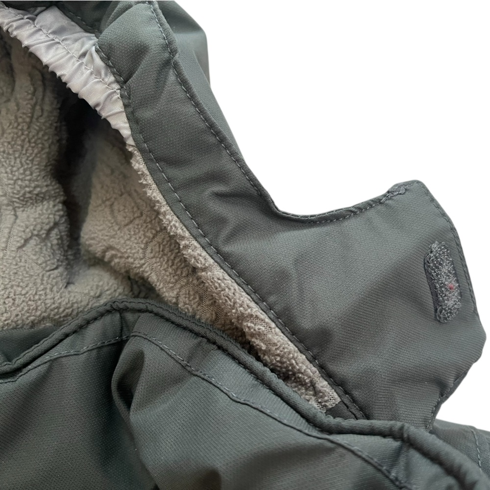 Kamik Dark Gray Puffer Jacket with Red Zippers, Size Youth 14 - Picture 16 of 16